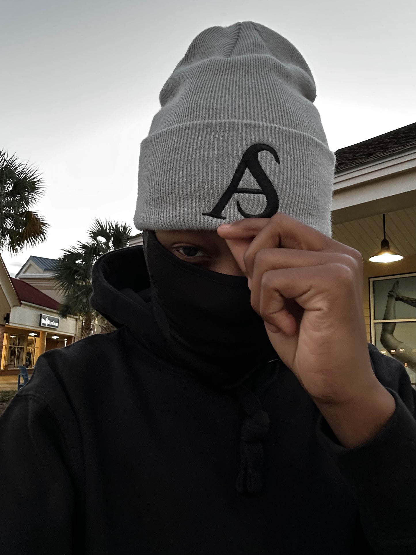 Asocial Society logo beanie